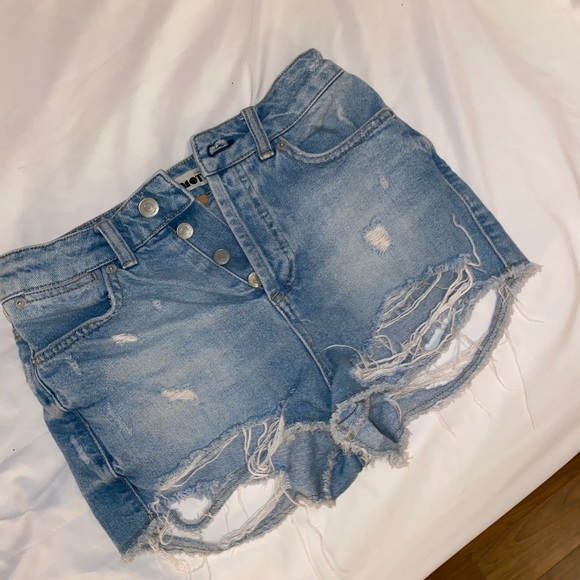 Top shop ripped jean shorts - Picture 2 of 4